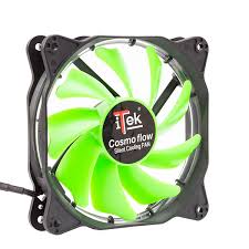 Ventola per case Cosmo Flow - 12cm- LED Verde